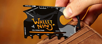 WALLET NINJA 万能工具卡牌