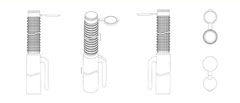 PORTABLE MALE URINAL 便携式小便器