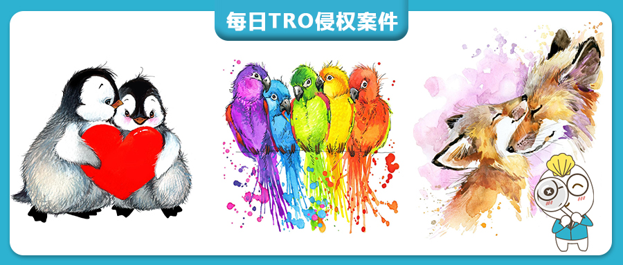 【26-cv-3010】动物/植物水彩插画类跨境卖家注意！TRO案件来袭，24项版权严禁侵权，涉及水彩插画、无缝图案、节日/动物主题产品。